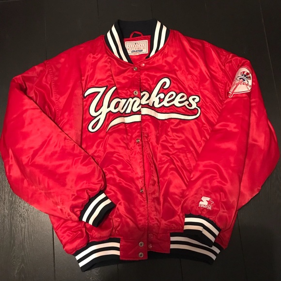 red yankees jacket